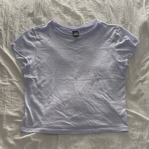 Wild Fable Light Blue Cap Sleeve Tee